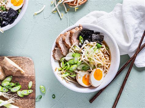 Ramen Japanische Nudelsuppe Mit Lokalen Zutaten