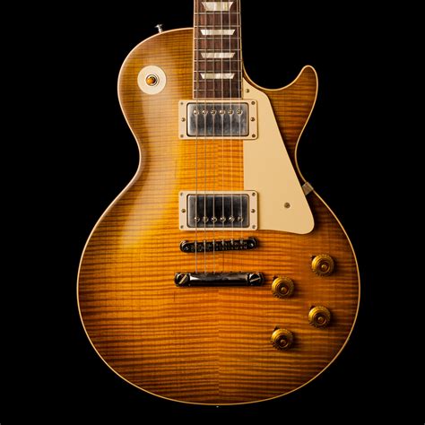 Gibson Les Paul Standard 1959 60th Anniversary Vos Golden Poppy Burst