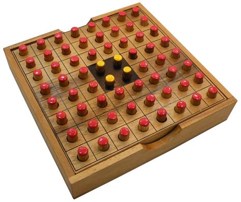 Othello Reversi Wooden Strategy Game Etsy