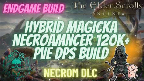 Eso Endgame Magicka Hybrid Necromancer Magcro K Pve Dps Necrom