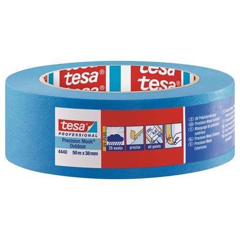 Tesa Precision Masking Tape Outdoor Blue Mm X M Roll Leyland Sdm