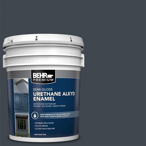 BEHR PREMIUM 5 Gal PPU25 23 Winter Way Urethane Alkyd Semi Gloss