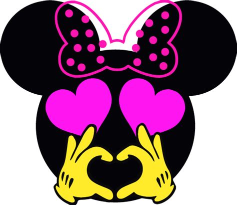 Minnie Mouse Head Svg Disney Svg Instant Download For Cric Inspire