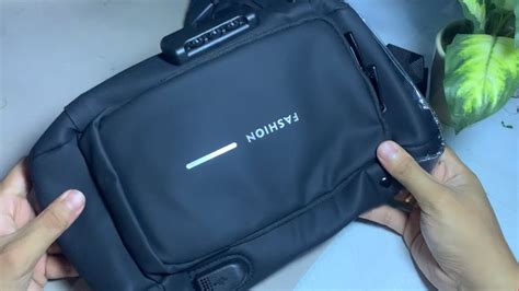 Unboxing Tas Selempang Waist Sling Bag Waterproof Premium Taslan Tp