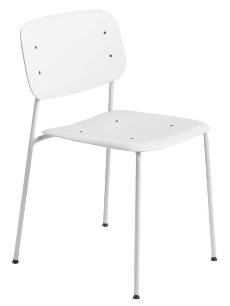 Sedia Impilabile Soft Edge P10 Di Hay Bianco Made In Design