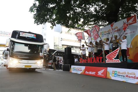 Mudik Balik Bareng Honda Mbbh Berangkatkan Pemudik Ke