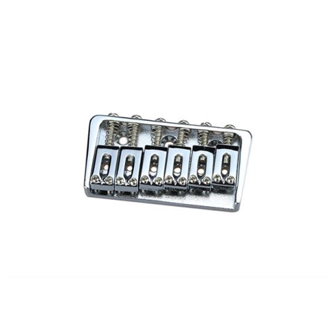 6 STRING HARDTAIL BRIDGE HIPSHOT STYLE CHROME