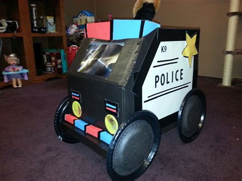 Diy Cardboard Police Car