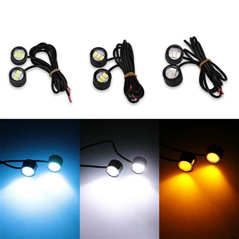 Feux Stroboscopiques Led Pour Motos 2 Pièces Flash Stroboscopique