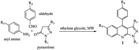 The Synthesis Of Pyrazolo[3 4 B]quinolines 2 Download Scientific Diagram