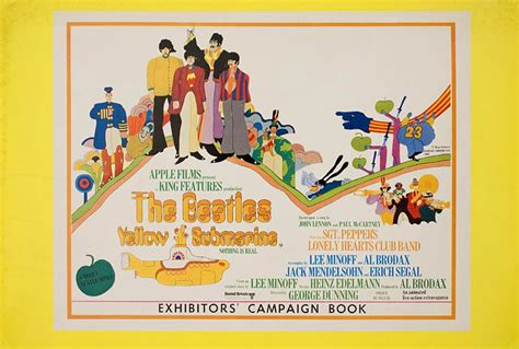 Yellow Submarine Original 1968 British Movie Pressbook Posteritati