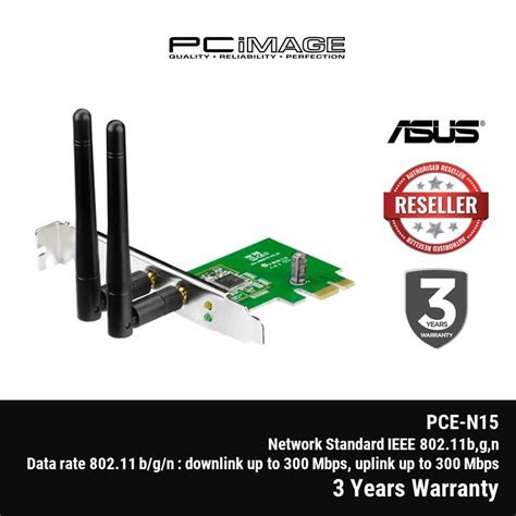 Asus Pce N15 Wireless N300 Pci Express Adapter Pc Image