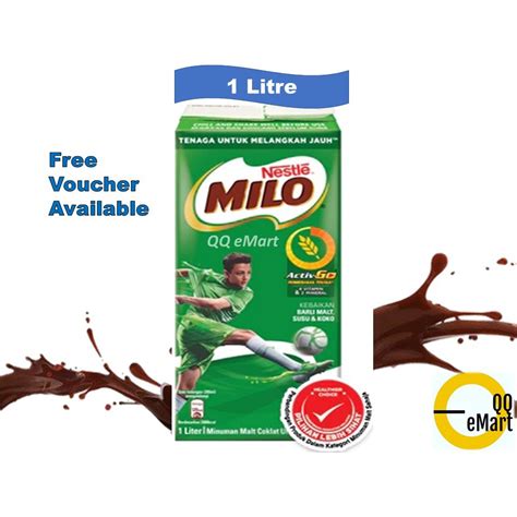 Nestl Milo Activ Go Uht Chocolate Malt Drink L Shopee Malaysia