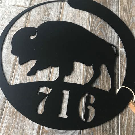 Buffalo Wall Art Metal Art Steel Artwork Buffalo Signage Etsy