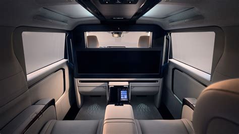 This Mpv With Giant Inch Entertainment Screen And First Class Cabin