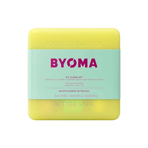 Amazon Byoma So Clear Set Barrier Repair Skincare Set For Acne