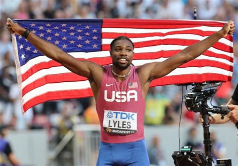 Mondiaux d athlétisme Noah Lyles vise le doublé sur 200m avec le