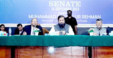 Governor Punjab chairs UET’s 40th Senate meeting - Pakistan Observer