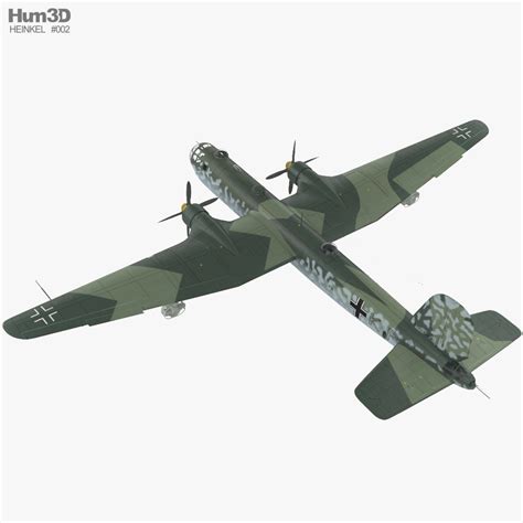 Heinkel He 177 Greif 3D 모델 항공기 on Hum3D