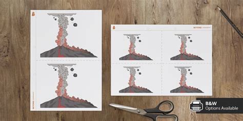 Pyroclastic Flow Illustration (teacher made) - Twinkl