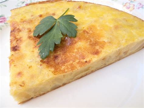 Tortilla española o de patatas Olor a hierbabuena