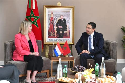 Marrakech M Bourita S Entretient Avec La Ministre Du Commerce