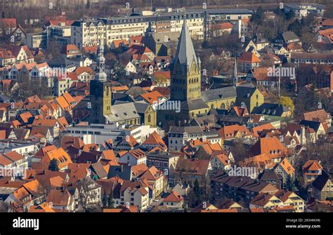 Aerial View Catholic Church St Patrokli Cathedral And St Petri