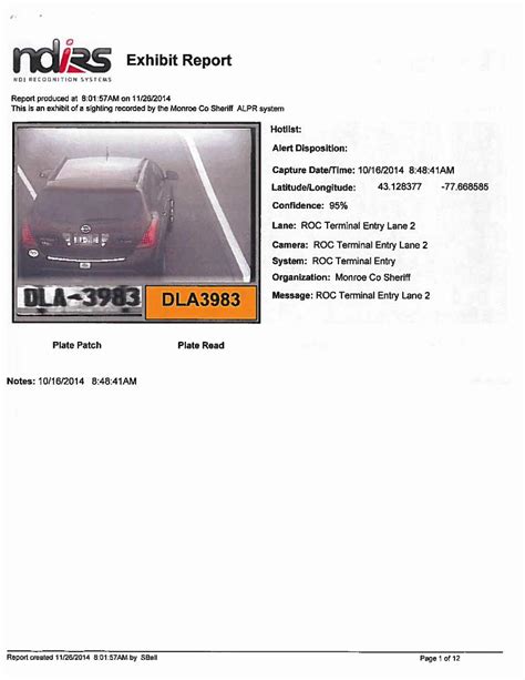 (PDF) License-plate reader data for Steve Orr's car - DOKUMEN.TIPS