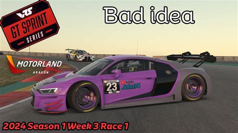 Iracing Gt Sprint Vrs Series Motorland Aragon Audi R Gt Season