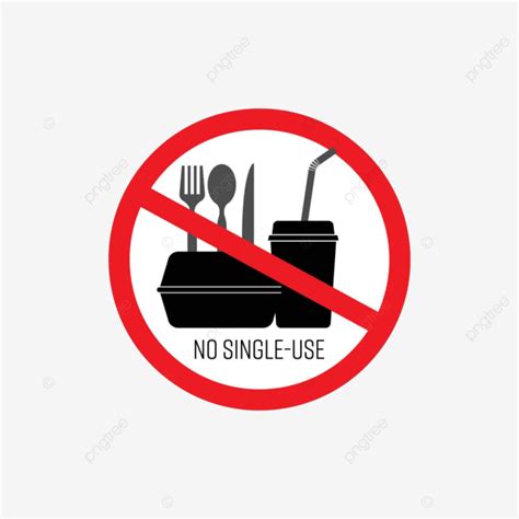 No Single Use Sign Single Use Design Graphic Vector Single Use Design