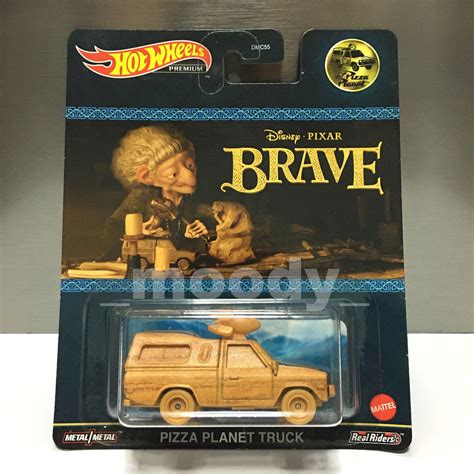 Hot Wheels Premium Retro Entertainment Disney Pixar Brave Pizza Planet Truck Hobbies Toys