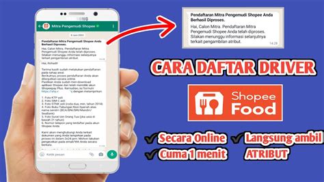 Cara Daftar Driver Shopee Food Online Di Aplikasi Shopee Youtube