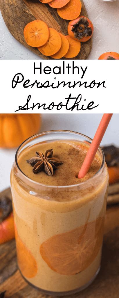 Healthy Persimmon Smoothie Lifestyle Of A Foodie