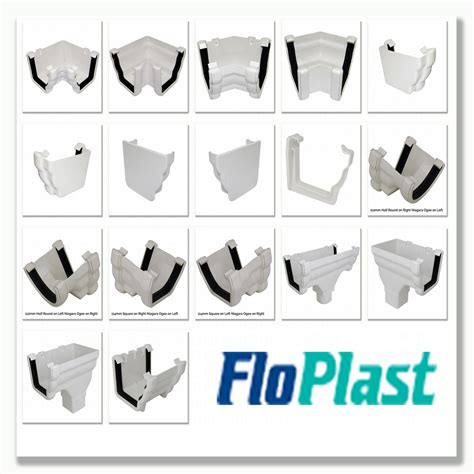 Floplast Niagara Ogee Gutter Fittings White Mm Niagara Gutter