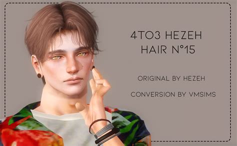 Vmsims 4to3 Hezeh Hair N°15 By Vmsims