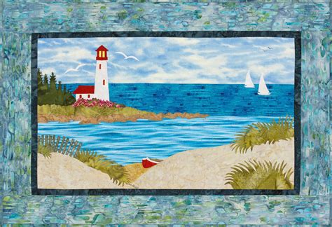 Sewing by the Sea | Sweet Season Quilts | Landscape art quilts ...