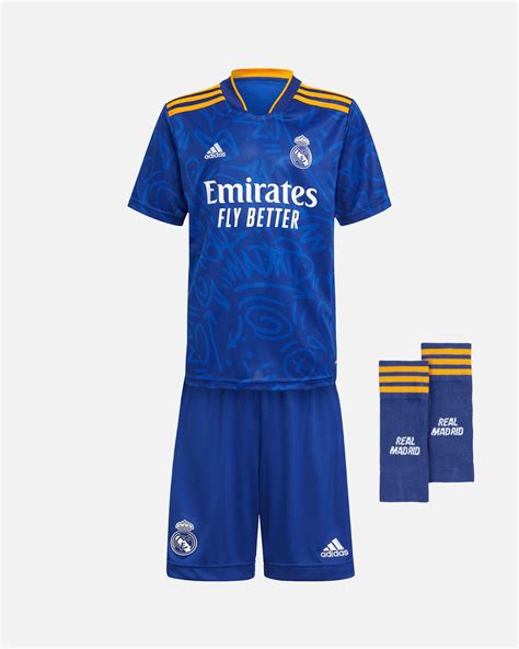 Conjunto 2ª Real Madrid 20212022 Para Niño