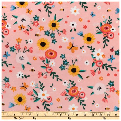 Garden Minky Fleece Fabric | Hobby Lobby | 2202380