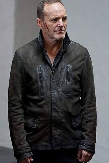 Agents Of Shield Phil Coulson Clark Gregg Brown Suede Jacket