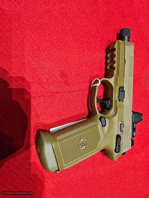 Fn Fnx 45 Fde With Trijicon Rmr And Night Sights 45 Acp