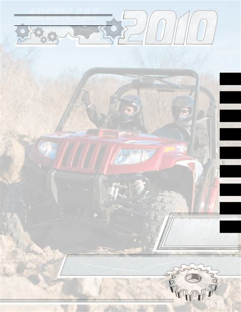 2010 Arctic Cat Prowler Xt Xtx Xtz Utv Service Repair Manual 10