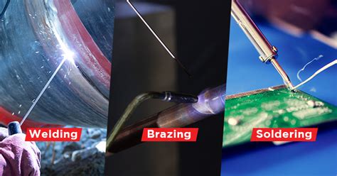The Differences Between Welding Brazing And Soldering Red D Arc Red