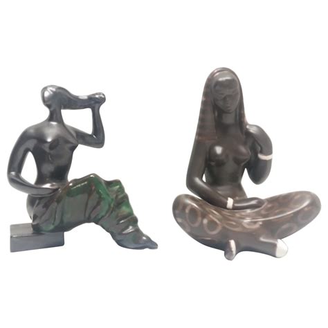 Mid Century Sculpture Of A Nude Woman By Jitka Forejtova 1960s For Sale At Pamono