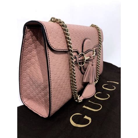 Bolso Hombro GUCCI Emily Rosa