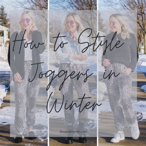 How To Style Joggers In Winter Doused In Pink