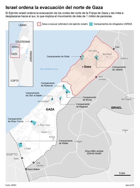 [infografía] Ejército Israelí Pide Evacuación De Todos Los Civiles De