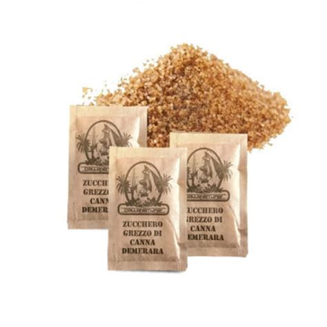 Zucchero Di Canna Bustine 5 Gr Cartone Da 5 Kg Rossocrema Capsule