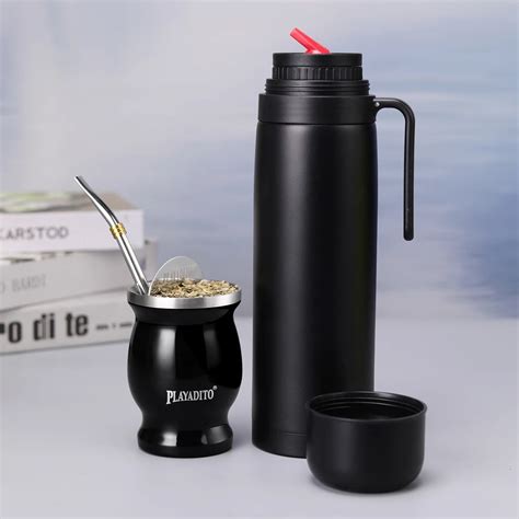 Yerba Mate Cup Set Stainless Steel Mate Gourd With Vacuum Insulated