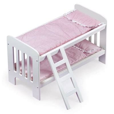 Badger Basket Doll Bunk Bed With Bedding Ladder And Free