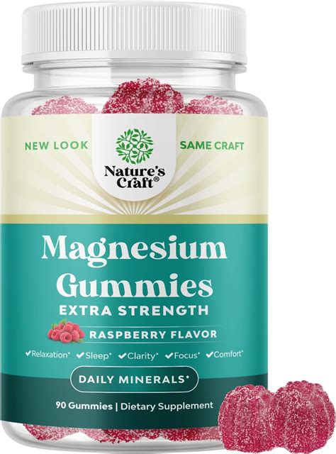 Amazon Magnesium Citrate Gummies 600mg High Absorption